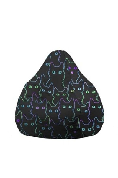 Pufrelax Fotoliu Nirvana Hobbit, Material Impermeabil - Cute Cat