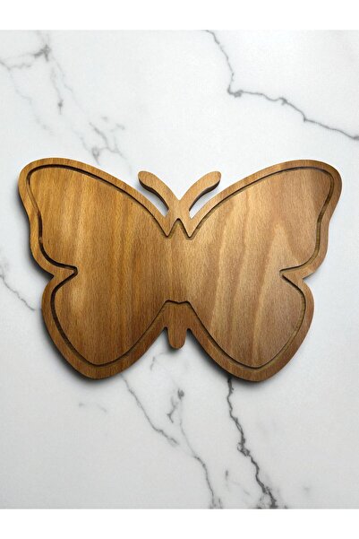 KILIÇAHŞAPCNC Wooden Decorative Presentation Tray - Presentation Tray - Presentation Holder