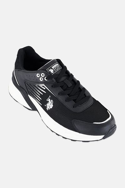 U.S. Polo Assn. Men Rick 4 Fxlace Up Outdoor Shoes, Black
