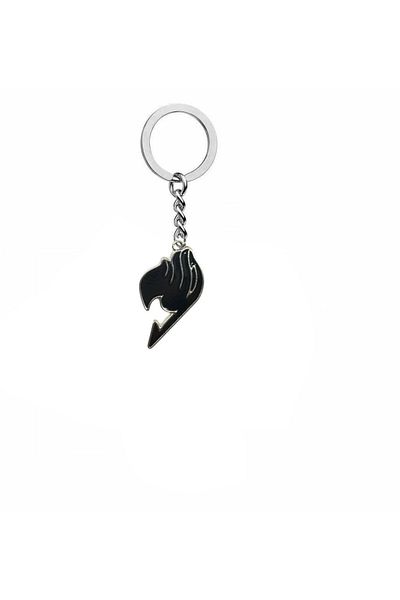 Herşey Nota Fairy Tail Black Symbol Keychain |   Anime Themed Unisex Accessory