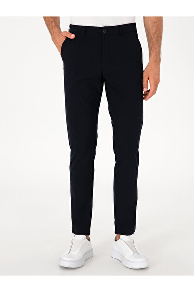 Cacharel Lacivert Slim Fit Kanvas Pantolon 50313881-VR033
