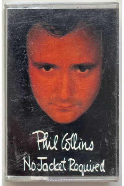 Plakevi İzmir Phil Collins No Jacket Required Cassette (Original Period Paper Print Cassette)
