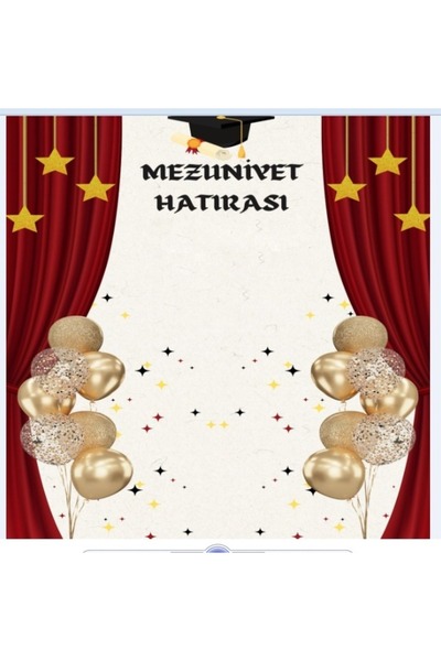 PROMISEBACKDROP2 Mezuniyet Hatırası, Mezun Oluyorum, Kutlama, Fotoğraf Çekimi...