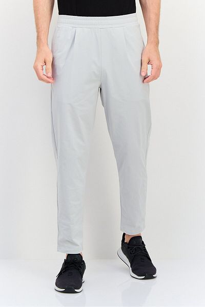 RBX Men Sportswear Fit Outdoor Track Pants, Light Grey