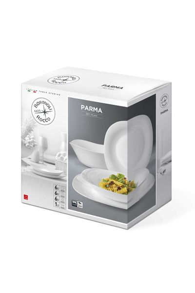 Bormioli Rocco BORMIOLI ROCCO PARMA 19-piece opal plate service set