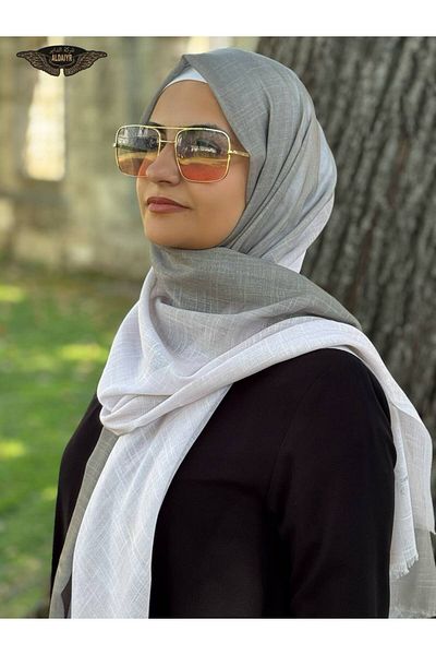 ALDIRA Double Color Flamed Shawl Cotton