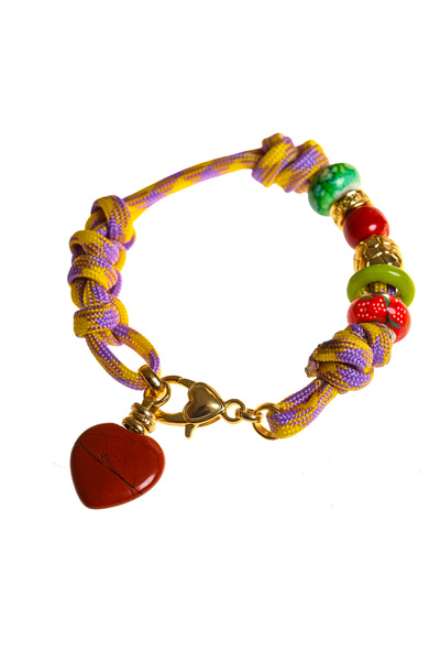 JİMNY JEWELRY سوار FEY الملون مع الحجر الطبيعي