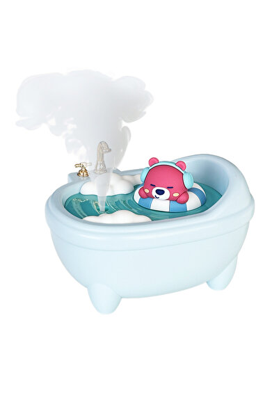 Forever Sevimli Ayıcık Figürlü Buhar Nemlendirici - Renkli LED Işıklı & USB Bağlantılı