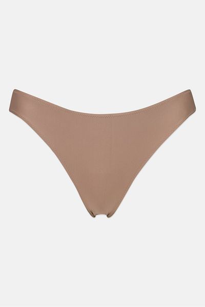 aerie Women Plain Bikini Bottom, Taupe