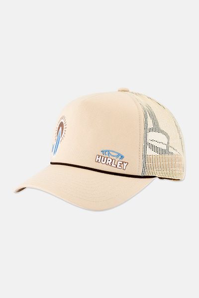 Hurley Men Embroiderd Logo Adjustable Cap, Beige