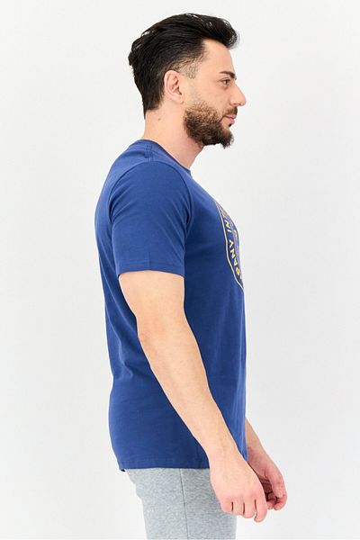 Hurley Men Sportswear Fit Short Sleeves Outdoor T-Shirt, Dark Slate Blue