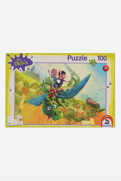 Schmidt Kids 100 Piece Die Olchis Off To Schmuddelfing Puzzle