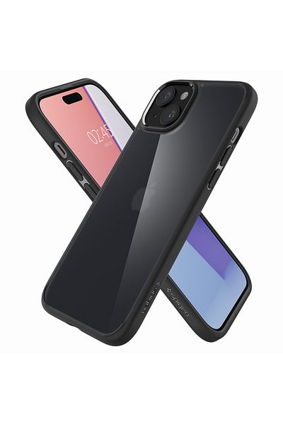 Spigen Etui Ultra Hybrid na iPhone 15 Plus czarne