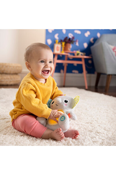 Bright Starts لعبة هَج-أ-باي بيبي الموسيقية المضيئة الناعمة، من عمر 0 إلى 36 شهرًا