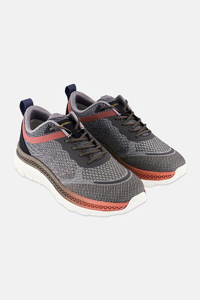 Geox Men U Spherica Actif Lace Up Casual Shoes, Multicolor