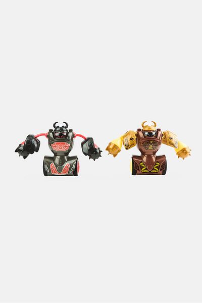 YCOO Robo Kombat Mega Twin Pack Robots With Switchable Fist, Multicolor