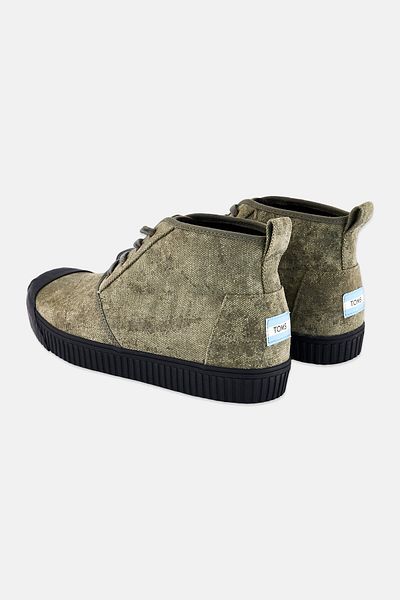 Toms Men Botas Indio Lace Up Ankle Boots, Dusty Olive
