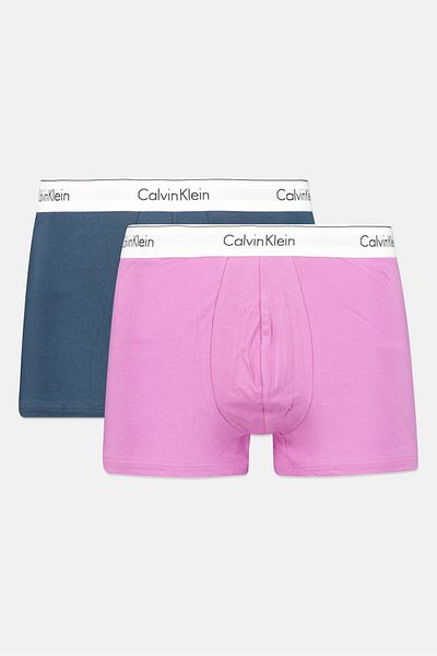 Calvin Klein شورت رجالي عصري لتحديد الجسم، قطعتين، متعدد الألوان
