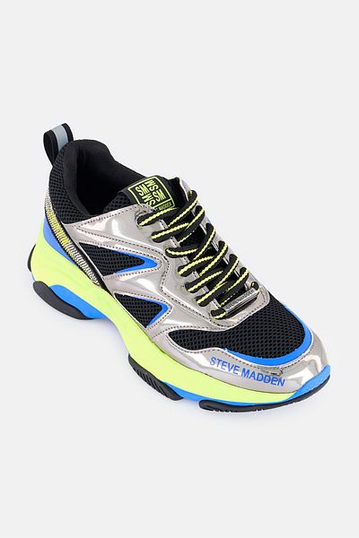 Steve Madden Women's Color-Blocked Lace-Up Sneakers