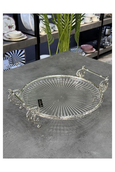ROY KING Royking Round Flat Silver 30 cm Service
