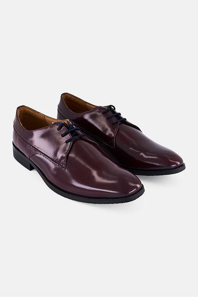 CLARKS Men Standard Fit Craft Cliftonlo Formal Shoes, Dark Mauve