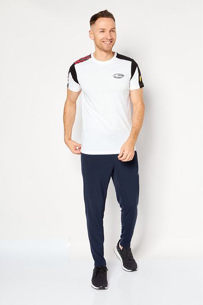 Puma X Scuderia Ferrari Men Sportswear Fit Brand Logo Training T Shirt, White