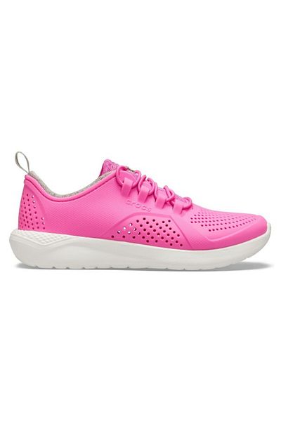 Crocs Pantofi sport LiteRide Pacer pentru copii, 28-29 EU - C11 US Roz - Roz electric/Alb