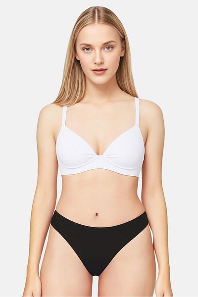 aerie Women Plain Bikini Bottom, Black
