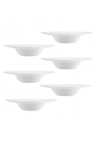Bormioli Rocco Set of 6 opal risotto plates BORMIOLI GRANGUSTO 27 cm