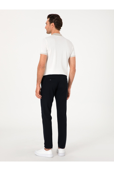 Cacharel Lacivert Slim Fit Kanvas Pantolon 50313881-VR033