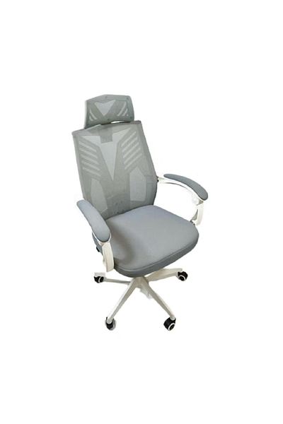 rexa Swivel Mesh Office Chair Grey