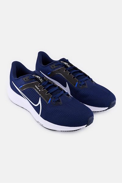 Nike Men Air Zoom Pegasus 40 Lace Up Running Shoes, Blue
