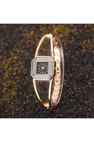 Choice 869 Gold Black Luxury Top Brand Gold Watches Women Elegant Small Square Dial Ladies Quartz Watch Sim