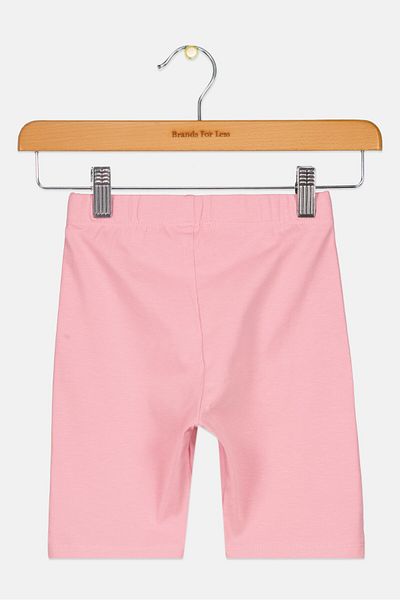 DeFacto Kids Girl Solid Pull On Shorts, Pink