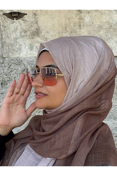 ALDIRA Double Color Flamed Shawl Cotton