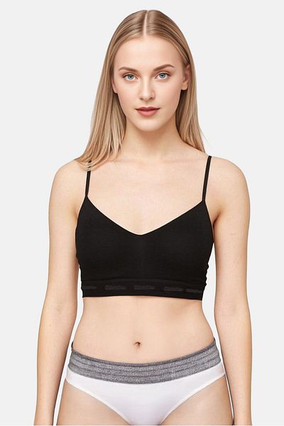 Calvin Klein Women Solid Lightly Padded Bra, Black