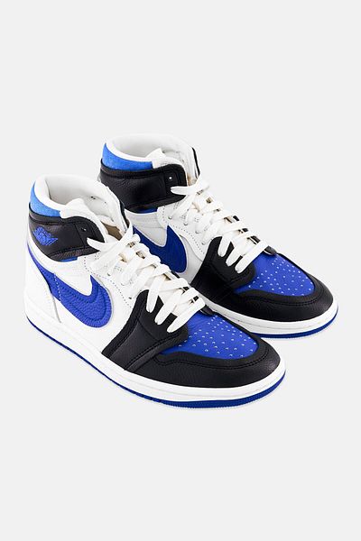Nike Women Jordan 1 High Cut Lace Up Basketball Shoes, Multicolor