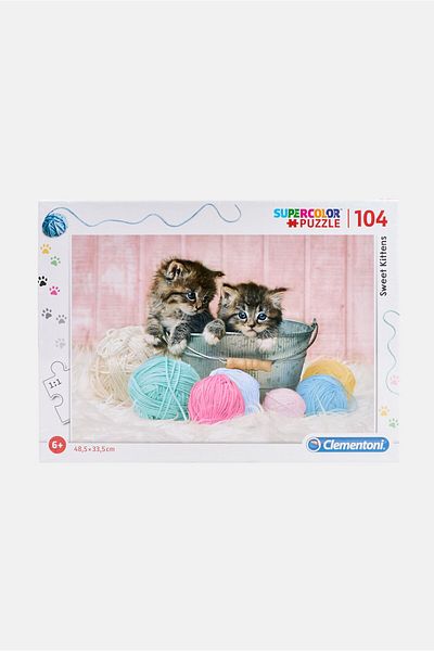 CLEMENTONI 104Pcs Sweet Kittens Puzzle
