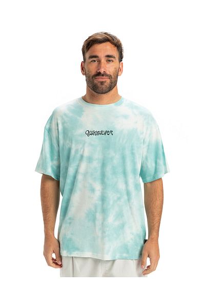 Quiksilver Μπλουζάκι με τυπικό καλούπι Μαλακή υφή Πολύχρωμο μπλουζάκι με στρογγυλή λαιμόκοψη