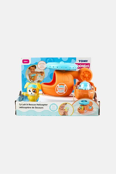 Toomies Tomy Splash And Rescue Helicopter Bath Toy