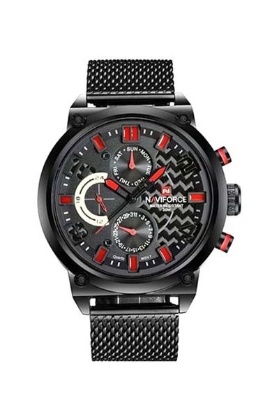 Naviforce Men's Water-Resistant Analog Watch – NF9068S – 24 cm Band – Stylish & Durable Timepiece