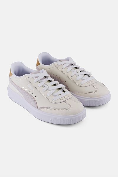 Puma Women Lajla T-Toe Corduroy Lace Up Outdoor Shoes, Off White