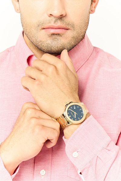 Calvin Klein Men 25200204 Stainless Steel Analog Watch 40 mm, Gold