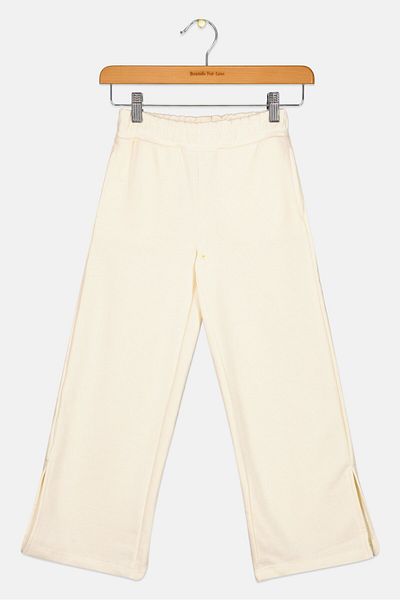 DeFacto Kids Girl Solid Pull On Pants, Beige