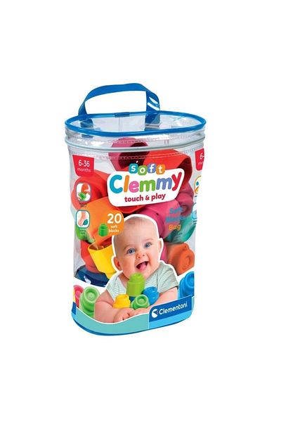 PRATİKOBA Bfs 17877 Soft Clemmy - Soft Block Bag 20 Pieces 6-36 Months