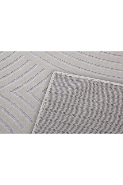 luna home Sibiu Faron thin cotton rug, cream Scandinavian design, 80x200 cm