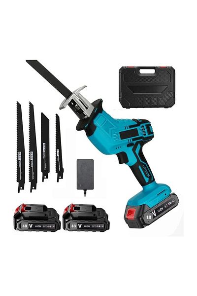 Campion Electric Reciprocating Saw, Cordless, 36V with 2 Batteries, 9000mAh, 12000RPM