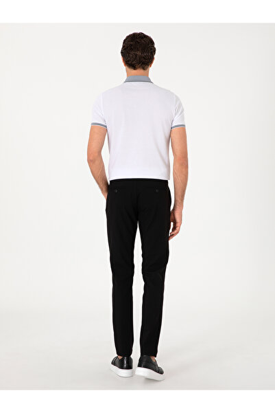 Cacharel Siyah Slim Fit Kanvas Pantolon 50313881-VR046