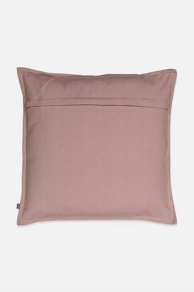 Muy Mucho Organic Cotton Cushion 45 L x 45 W cm, Mauve