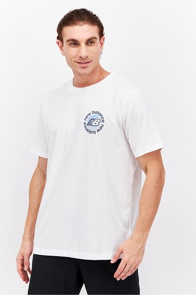 New Balance Men Sportswear Fit Outdoor Short Sleeve T-Shirt, Blue